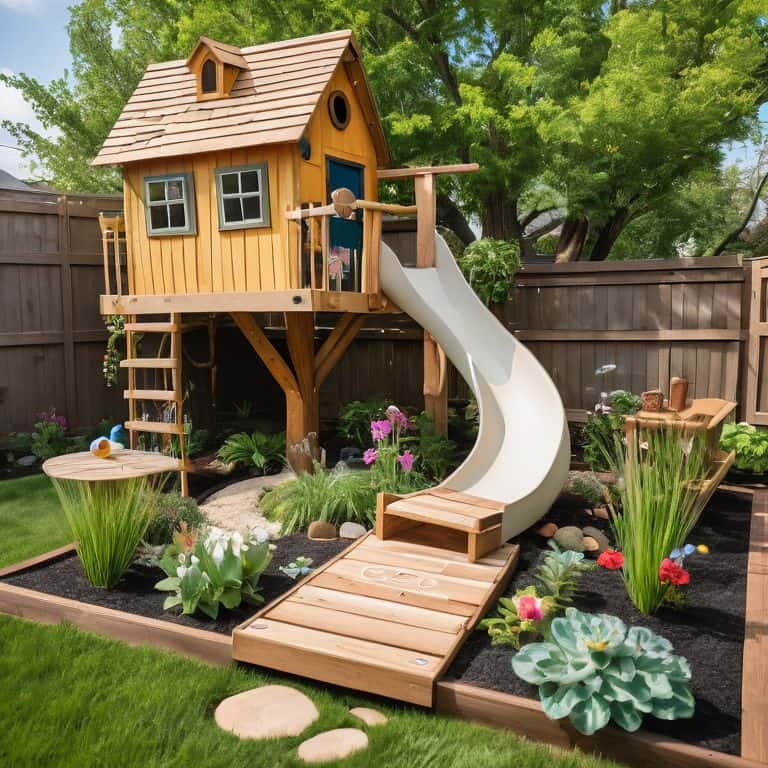 Educational play backyard design inspiration