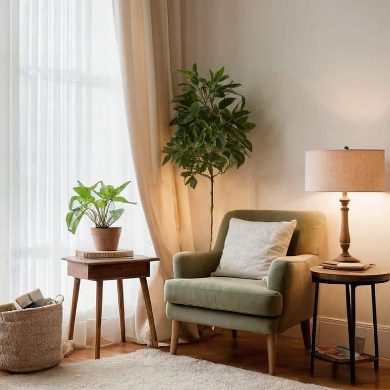 Budget-friendly reading nook setup