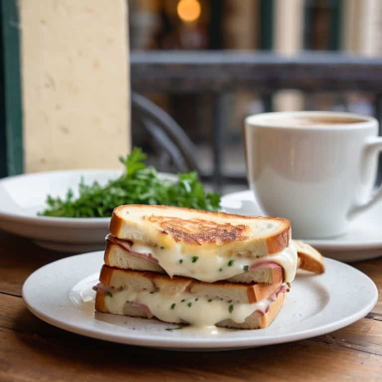 French Croque Monsieur dish