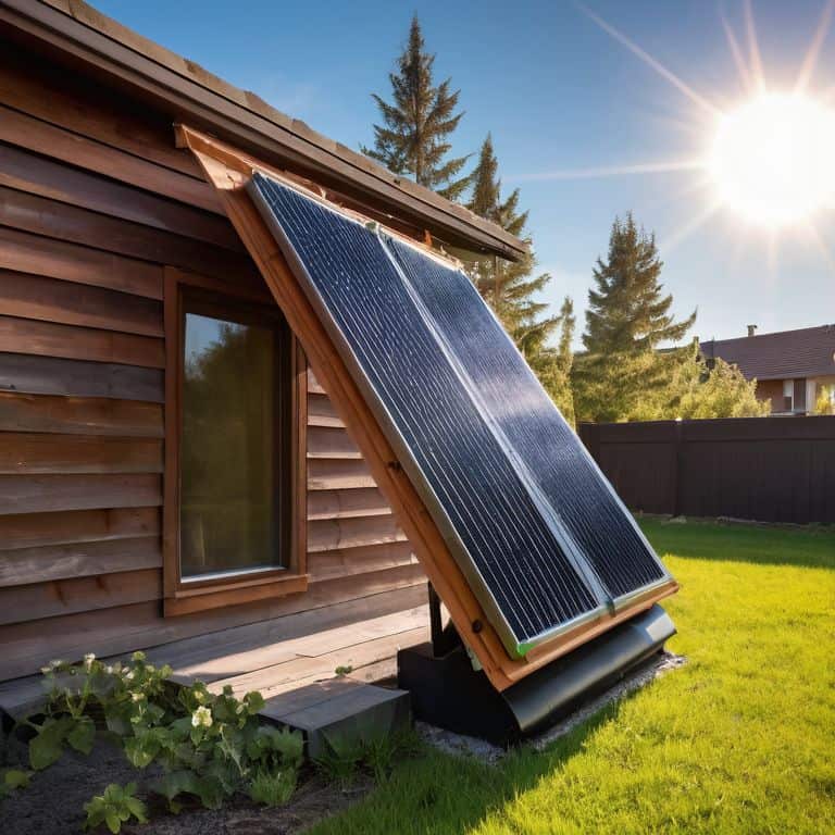 DIY solar air heater system