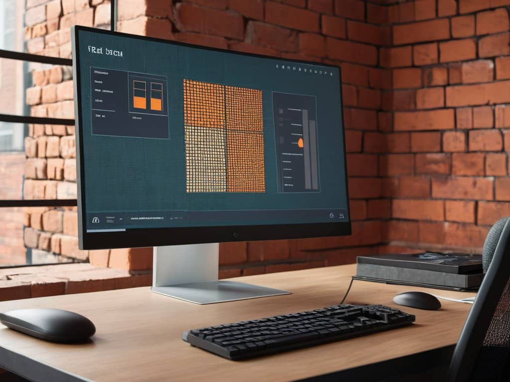 Neubrutalism in UI design concept