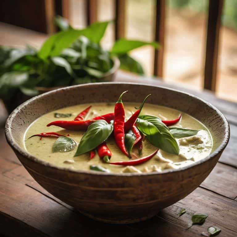 Thai Green Curry dish