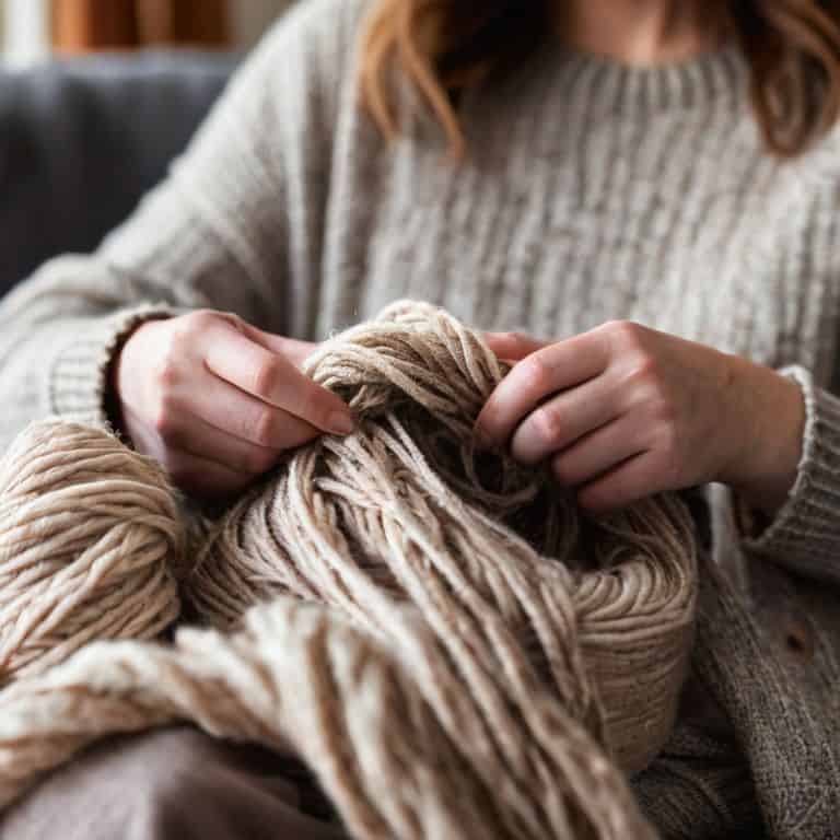 Upcycling old sweaters into decor