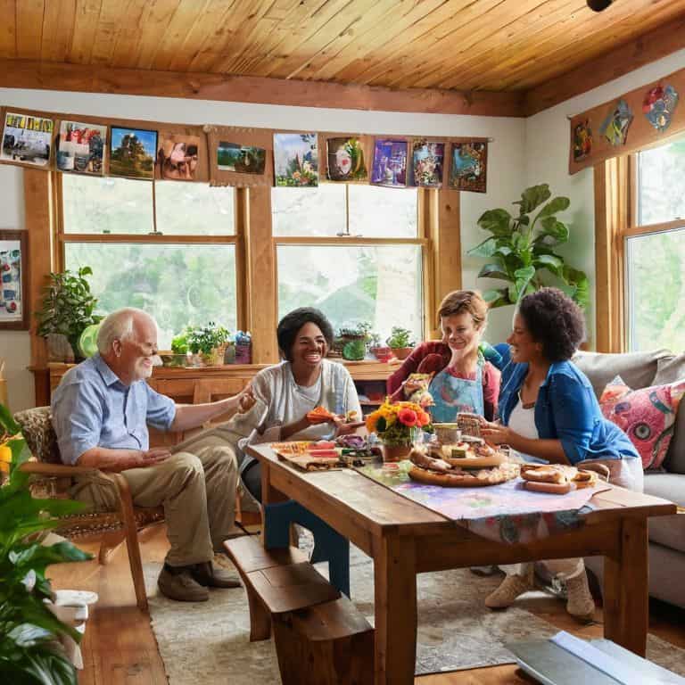 Modern family traditions at home