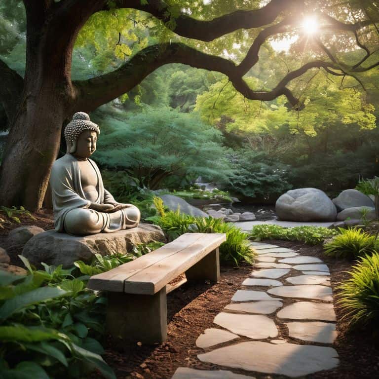 Budget-friendly meditation garden design
