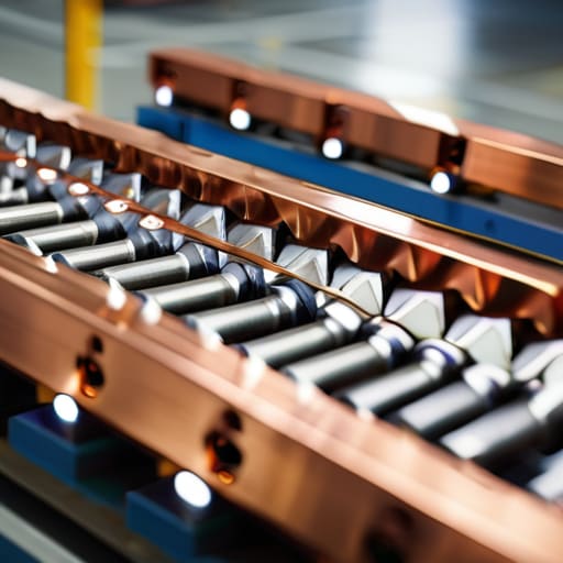 High-Current DC Busbar Assemblies being transported.